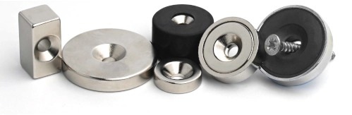 Magnesy i uchwyty pod śrubkę (wkręt)